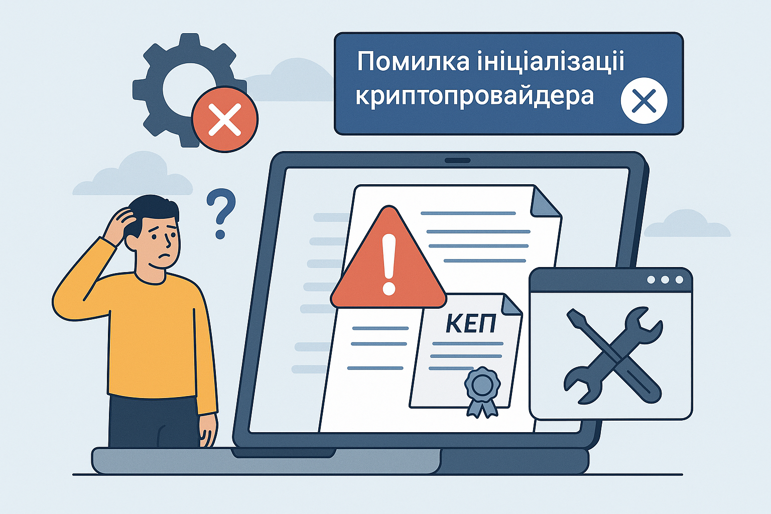 Сбой в работе криптопровайдера: что это такое и как решить проблему
